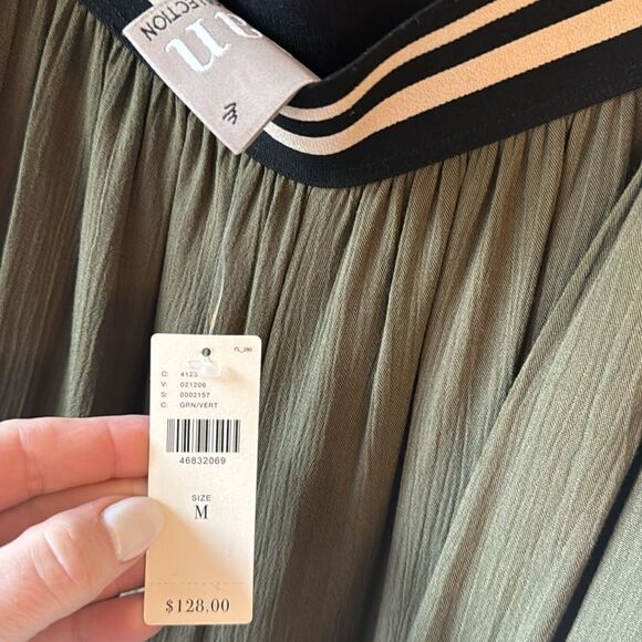 Dolan left coast collection wide leg palazzo pant in green size medium NWT - Picture 6 of 7